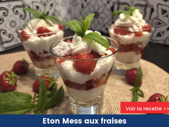 Eton Mess aux fraises